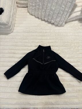 Nike tech Black Half-Zip Dress